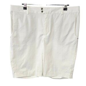 RLX Ralph Lauren Womens Golf Shorts, Bermuda, White, Size 10